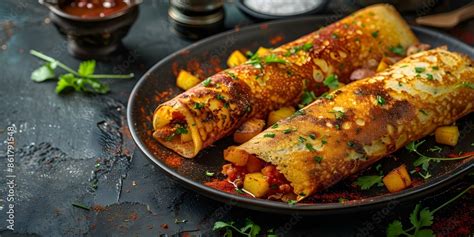  Mysore Masala Dosa:  Kıtırtılı ve Leziz Bir Hindistan Keyfi İçin Mükemmel Bir Seçim!